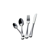 Maxwell & Williams Cosmopolitan 16 Piece Cutlery Set-Set includes: 4 table knives 8.75", 4 table spoons 8", 4 table forks 9.5" and 4 teaspoons 5.5"