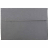 JAM Paper A8 Invitation Envelopes, 5.5 x 8.125, Dark Grey, 1000 Pack (36396435B)-Dark gray