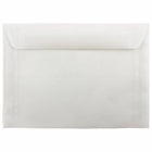 JAM Paper 7.5" x 10.5" Booklet Catalog Translucent Vellum Envelopes - Clear - 25 Pack-Clear translucent vellum booklet envelope