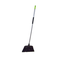 Globe Commercial Jumbo 16" Angle Broom, Wide Sweep, Professional Grade Steel Handle, Each (4006)-Heavy-Duty Outdoor Use on Garages, House or Workplace