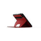 Zugu Magnetic Folio Stand Case for iPad mini 7th Gen (A17 Pro) and iPad mini 6th Gen 8.3" (2021) - Red (Cherry)-High Quality external matte synthetic leather