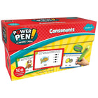 Teacher Created Resources Power Pen Learning Cards: Consonants, 53 Pack  (TCR6103)-Teach Phonics through learning cards
