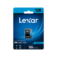 Lexar LSD0800128G-BNNNU Professional 800X SDHC/SDXC UHS-I Memory Card - 128 GB - Black-High-Performance 800x SDHC/SDXC UHS-I cards