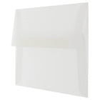 JAM Paper A9 Invitation Envelopes, 5.75 x 8.75, Clear Translucent Vellum, 1000 Pack (900964615B)-Size: A9 (5 3/4" x 8 3/4")
