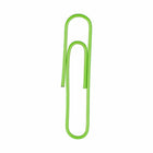JAM Paper Colored Jumbo 2" Paper Clips - Lime Green - 3 Packs of 75-Premium paper clips made from high quality vinyl coated steel wire