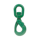 Campbell Alloy Steel Self-Locking Swivel Hooks, for Chain Diameter Size: 3/8" (5798695)-Hook Type: Eye Locking Hook