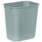 Rubbermaid Vanity Wastebasket - 39 Liters - Grey-Desk side container
