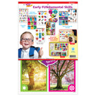 TREND enterprises, Inc. Early FUNdamental Skills Learning Chart Set - 10.75" x 16.12"-Posters are 16-1/8" x 10-3/4" each