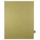 Mark Maker Legal Exhibit Index Tab Buff Single Tabs, 1/15th Cut, Letter Size, No Holes, Number 73, 25 Pack-Buff Single Tabs, 1/15th Cut