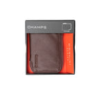 Champs Leather RFID Zip Case Wallet - Brown-RFID theft protection featuring a thin lining designed to help prevent electronic  theft RFID theft protection featuring a thin lining designed to help prevent electronic  theft