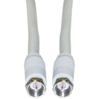 Digiwave 12' RG6 Coaxial Cable, 5.9" x 4" x 5.9", White-Copper clad steel center conductor