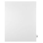 Mark Maker Legal Exhibit Index Tab White Single Tabs, 1/15th Cut, Letter Size, No Holes, Number 134, 25 Pack-White Single Tabs, 1/15th Cut