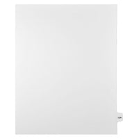 Mark Maker Legal Exhibit Index Tab White Single Tabs, 1/15th Cut, Letter Size, No Holes, Number 134, 25 Pack-White Single Tabs, 1/15th Cut