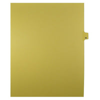 Mark Maker Legal Exhibit Index Tab Buff Single Tabs, 1/25th Cut, Letter Size, No Holes, Number 84, 25 Pack-Buff Single Tabs, 1/25th Cut