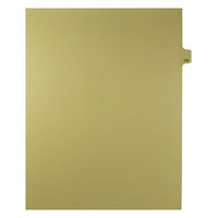 Mark Maker Legal Exhibit Index Tab Buff Single Tabs, 1/25th Cut, Letter Size, No Holes, Number 131, 25 Pack-Buff Single Tabs, 1/25th Cut