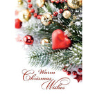 Christmas Cards, Warm Christmas, 18 Pack-All cards are individually cello wrapped