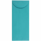 JAM Paper #11 Policy Business Coloured Envelopes - 4.5" x 10.375" - Sea Blue Recycled - 50 Pack-Colour: Sea Blue