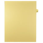 Mark Maker Legal Tabs - Letter Size - Buff - 1/25th cut - 25 tabs per package - 5 packages Pack - Number 156-Buff Single Tabs