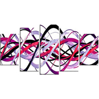 Designart Expression Helix XXL-Size Gallery-Wrapped Canvas Art, (PT3015-373-44)-Print