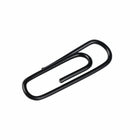 JAM Paper Colored Standard 1" Paper Clips - Black - 2 Packs of 100-These colorful paperclips are great for organizing papers at home, school, or the office