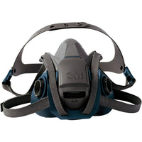 3M 6500Ql Series Half Facepiece Respirator With Quick-Latch Drop-Down Feature, Silicone, Small - 3 Pack-w/Quick-Latch Drop-Down Feature