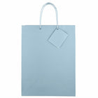 Jam Paper Glossy Gift Bags with Rope Handles - Large - 10" x 13" - Baby Blue - 3 Pack-Quantity: 3 per Pack