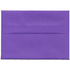JAM Paper 4bar A1 Envelopes, 3.63 x 5 1/8, Brite Hue Violet Purple Recycled, 250 Pack (15815H)-Violet recycled envelope