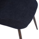 FurnitureR Blue Dining Chair, Set of 4, Charlton-Dimensions: 34.3' x 16.3' x 17.5"