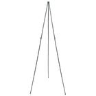 Quartet Instant Easel - 63"H - Black-Lightweight, portable display easel