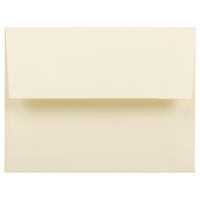 JAM Paper A2 Invitation Envelopes, 4.38 x 5.75, Strathmore Ivory Wove, 250 Pack (900919415H)-Ivory Strathmore envelope