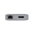 Cable Matters USB C Hub Multiport Adapter with 4K DisplayPort, 2X USB 2.0, 100Mbps Fast Ethernet and 60W PD-Supports an Ethernet network connection up to 100Mbps