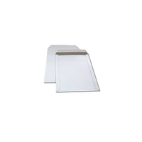 Enviro-logiXTM Flat Mailers - Open End - Peel & Stick - 12.75" x 15" - White - 100 Pack-Flat Mailers