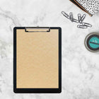 JAM Paper Standard Aluminum Clipboard - Black-Our clipboards feature a durable metal clip for securing papers that has a sturdy long-lasting spring.
