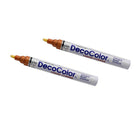 Marvy Uchida Broad-Line Opaque Paint Markers - Copper - 2 Pack-Marker Tip: Broad Point