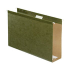 Pendaflex Extra Capacity Reinforced Standard Green Hanging Folders - 3" Expansion - Legal Size - 25 Pack-Extra capacity hanging folders stand up to your largest, bulkiest files