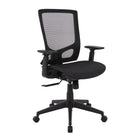 TygerClaw Breathable High Back Mesh Office Task Chair-Plush comfort where it counts featuring a cushioned fabric seat that feels great hour after hour