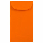JAM Paper #6 Coin Business Coloured Envelopes - 3.375" x 6" - Orange Recycled - 50 Pack-Colour: Orange Coin Envelopes