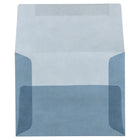 JAM Paper A2 Invitation Envelopes, 4.38 x 5.75, Surf Blue Translucent Vellum, 50 Pack (1591647I)-Blank interior for personalized message