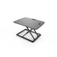 TygerClaw 23.5"W Height-Adjustable Standing Desktop Workstation - Black-Adjustable workstation allows you to find that needed healthy balance between sitting and standing