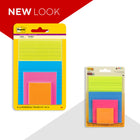 Post-it Super Sticky Notes Combo Pack - Energy Boost Collection - Assorted Sizes - 4 Pack-Use for reminders on doors, windows and walls