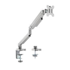 Uplite up to 32" Single Monitor Mount with Mechanical Spring Fully Adjustable Articulating Stand, Sliver (UPMM32M)-Adjustable arm offers 180 degree tilt, 180 degree swivel, 360 degree rotation