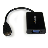 StarTech HDMI to VGA Video Adapter Converter with Audio for Desktop PC/Laptop/Ultrabook1920 x 1200-Easily make your new HDMI® equipment (Desktop, Laptop, or Ultra book) compatible with a VGA display (Television, Monitor, Projector).