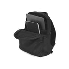 Bugatti Lisbon 14.1" Vegan Leather Backpack - Black-Trolley pass through