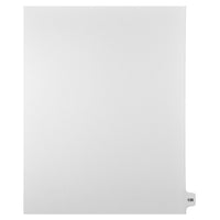 Mark Maker Legal Tabs - Letter Size - White - 1/15th cut - 25 tabs per package - 5 packages Pack - Number 135-White Single Tabs