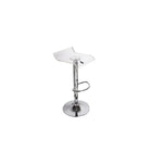 Plata Import Algarin Adjustable Stool, Clear, 2 Pack-Bar Stool