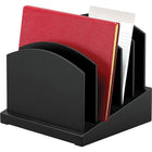 Victor Wood Incline File Desk Organizer, Midnight Black (8601-5)-Attractive and sturdy Incline File holds files, letters, notebooks, or papers