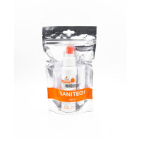 WHOOSH! SANITECH 89 mL (3 oz) Disinfectant Sprayer with One 14" x 14" White Cloth-Safe for all Screens (Ipad, Computer, Phone, Tablet and TV) Nothing in this bottle that will damage, etch or harm any of your screens.