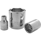 Gray Tools 1-3/6" X 1/2" Drive, 6 Point Standard Length, Chrome Finish Socket-Size: 1-3/16"