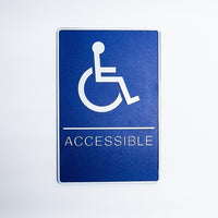 Futech WS001 Single Handicap Sign-Size: 5.75" W x 8.75"L