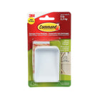 Command Jumbo Canvas Hanger 17045-EF, 1 Hook, 4 Large Strips-Holds strongly, removes cleanly, Easy to apply